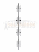 S&L Antena Fixa Colinear  8 Dipolos Opostos Dobrados VHF - Clique para ampliar a foto